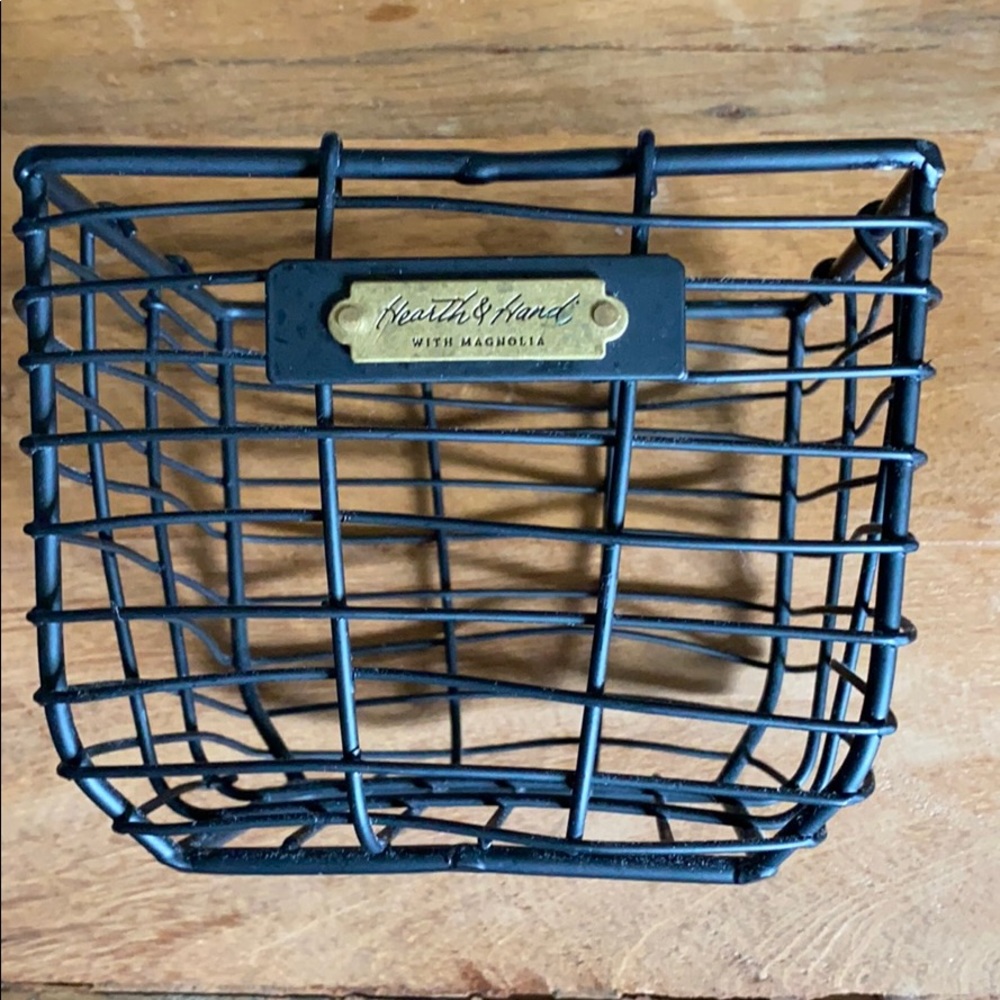Hearth & Hand with Magnolia Black Wire Basket